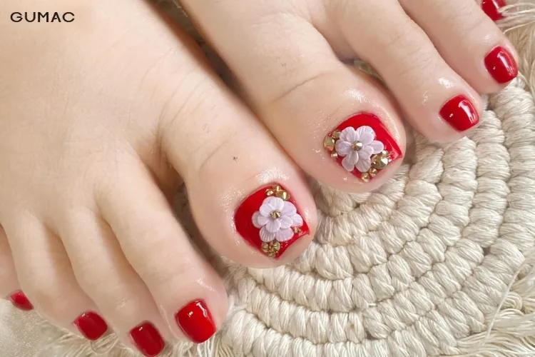 100+ ảnh móng chân đẹp nữ tính, thanh lịch và ấn tượng · ảnh 2